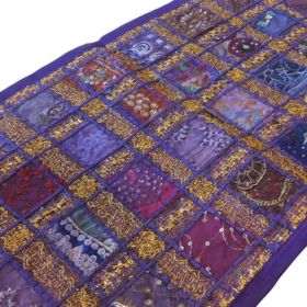 #1 Patchwork Embroidered Indian Tapestry