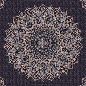 #2 Black Mandala Psychedelic Tapestry