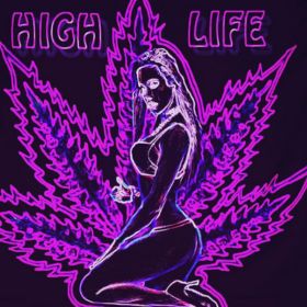 #3 Blacklight Weed Tapestry